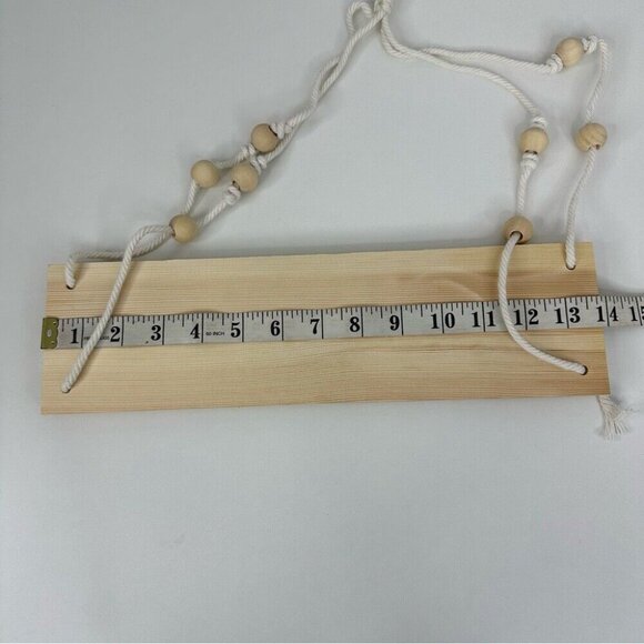 Macrame New Bohemian Home Garden Hanging Decor Plant Shelves 2-Piece Lot Bundle - Picture 6 of 9